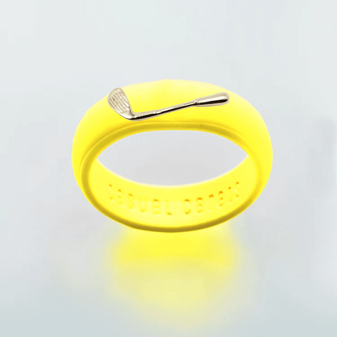 14K Golf Club Silicone Ring