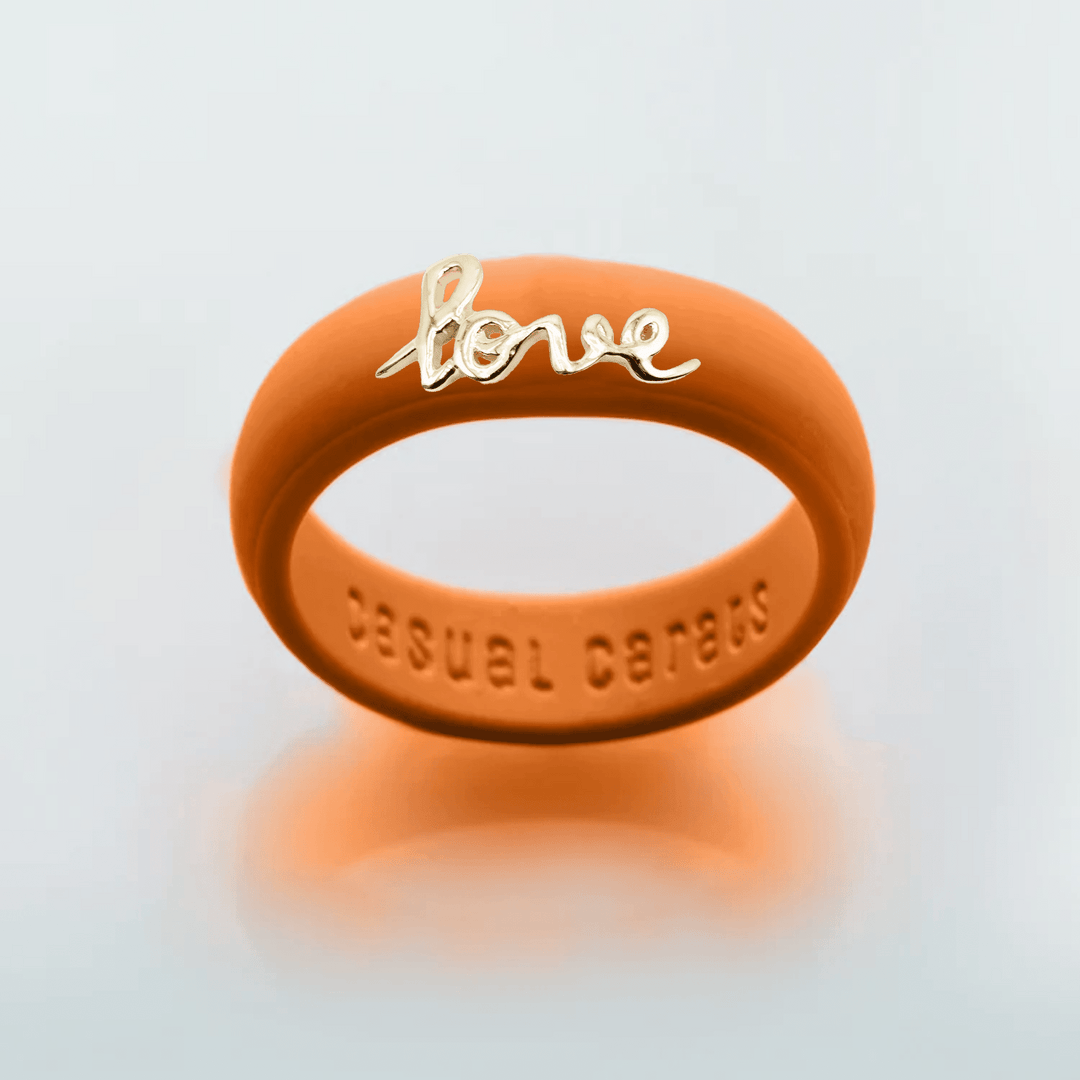 Yellow Gold Script "Love"