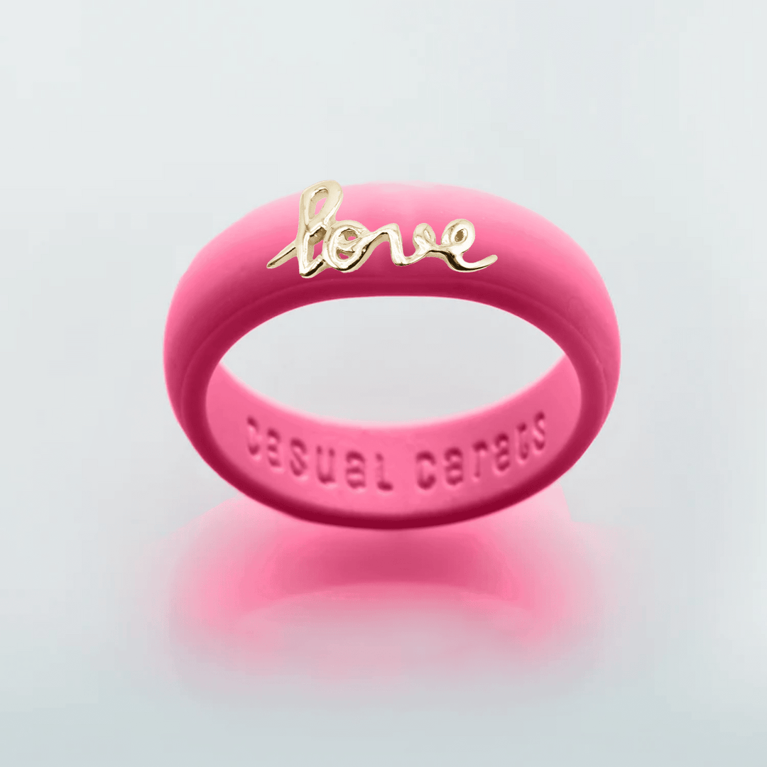 Yellow Gold Script "Love"