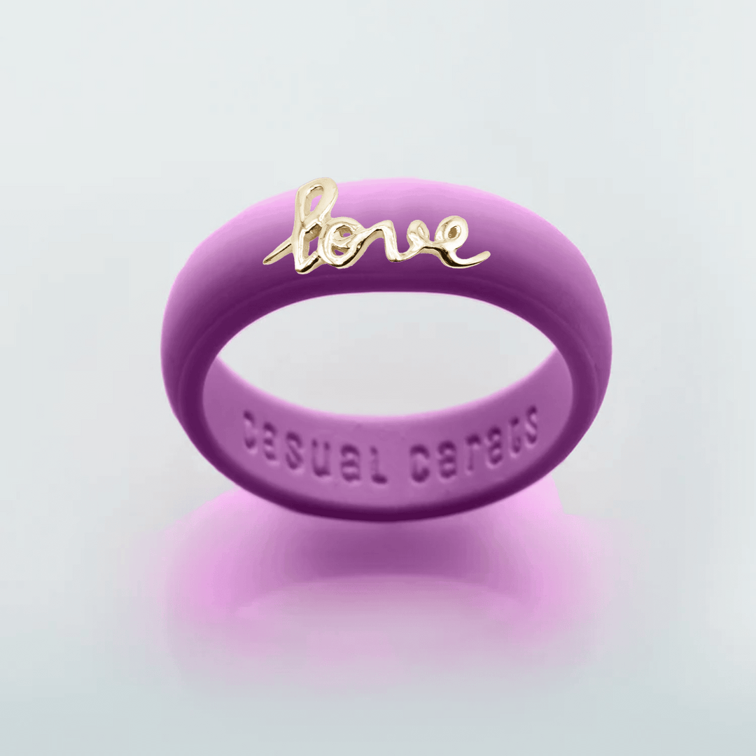 Yellow Gold Script "Love"