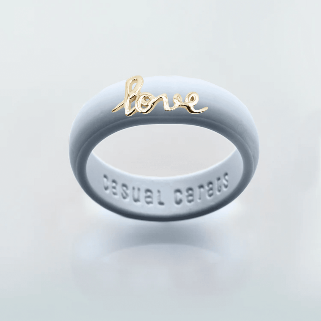 Yellow Gold Script "Love"