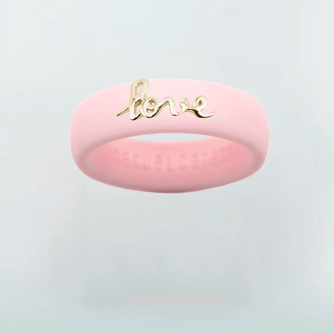 Yellow Gold Script "Love"