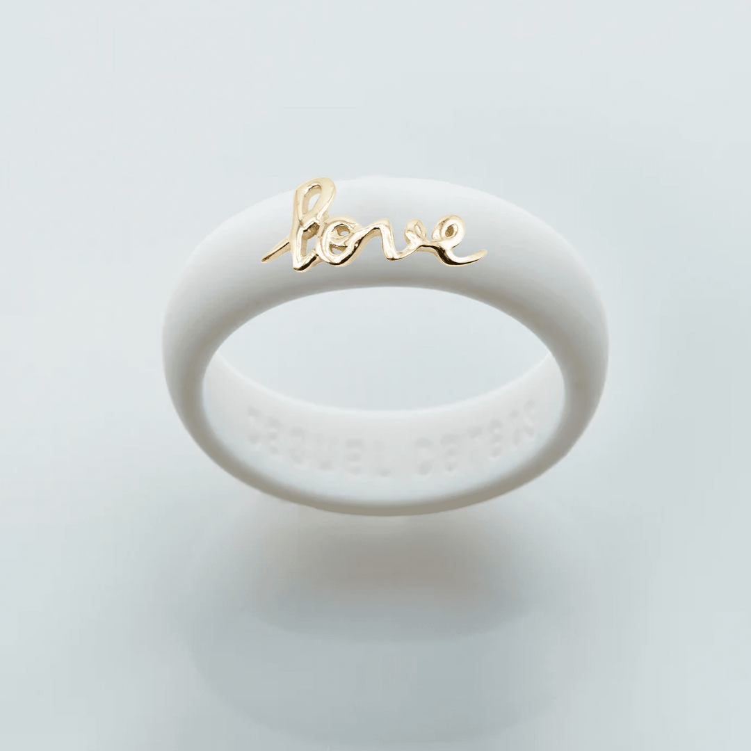 Yellow Gold Script "Love"