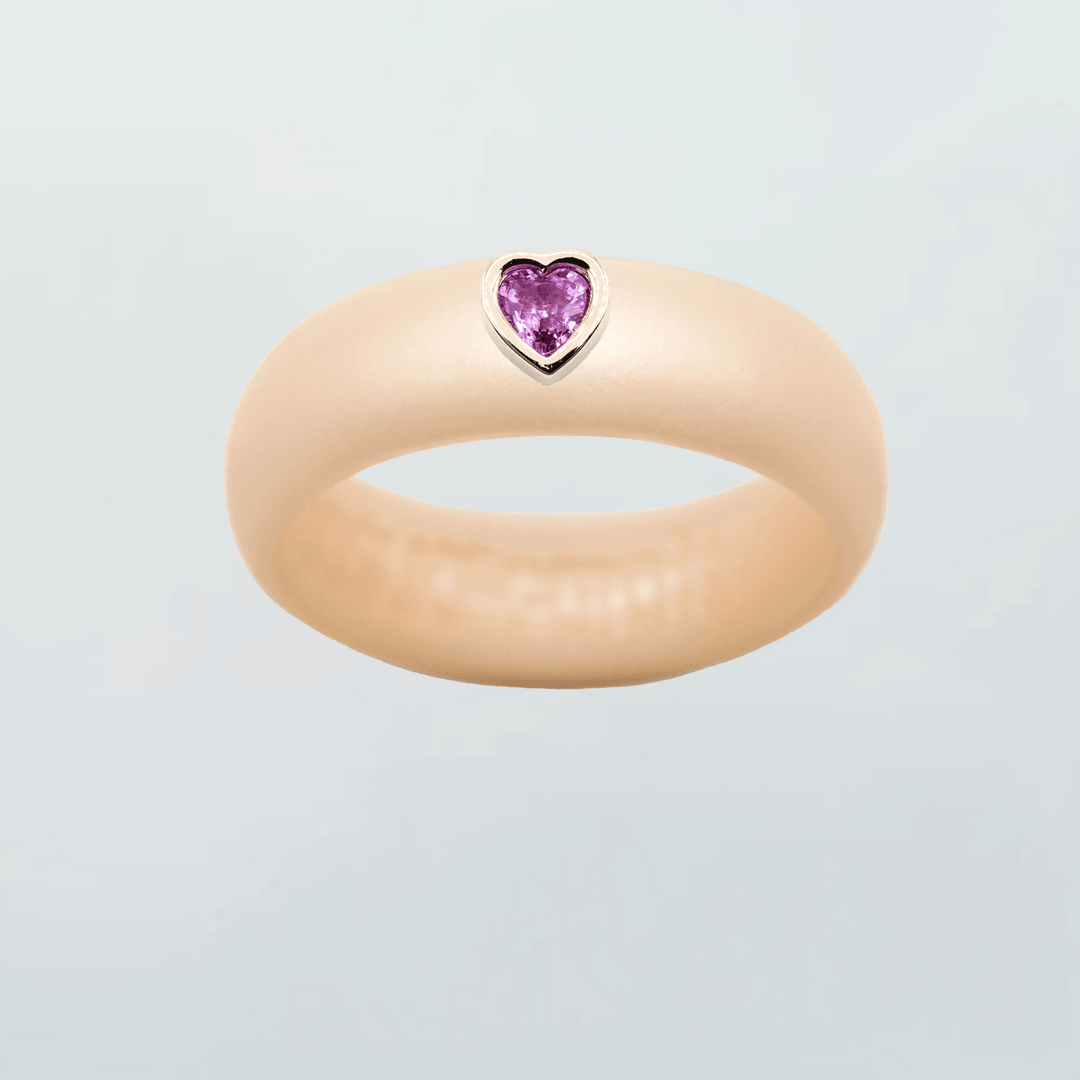 Pink Sapphire Heart