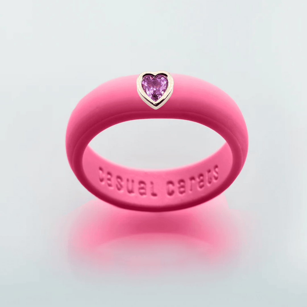 Pink Sapphire Heart