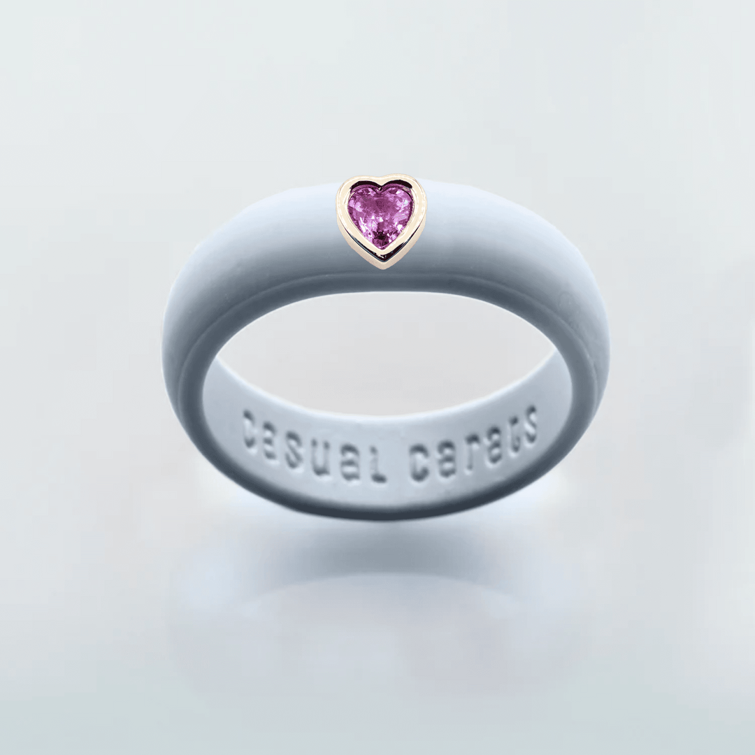 Pink Sapphire Heart