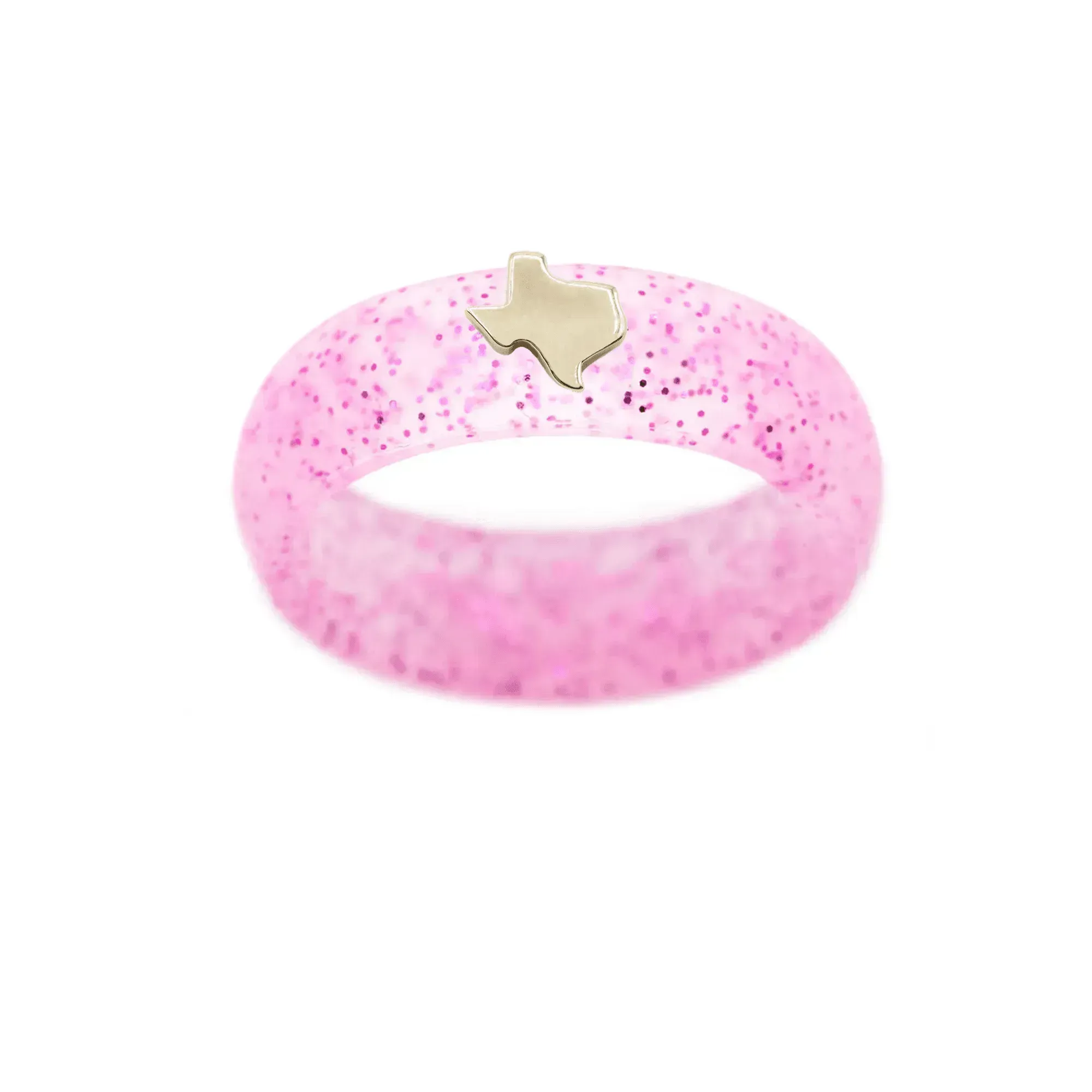 Gold Texas Silicone Ring - Size 7
