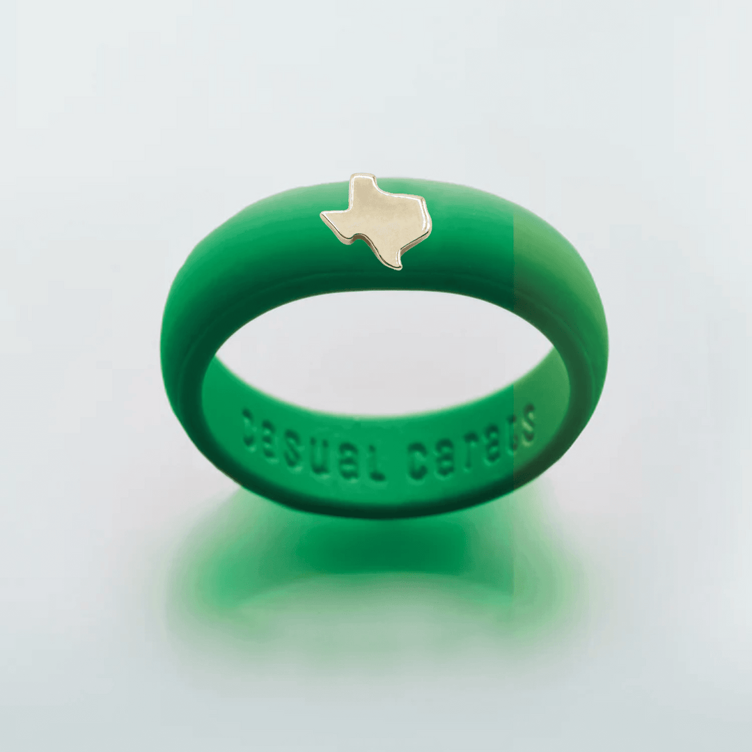 Gold Texas Silicone Ring