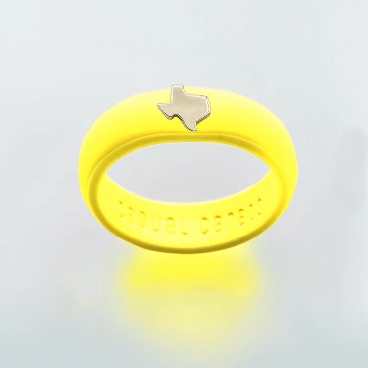 Gold Texas Silicone Ring