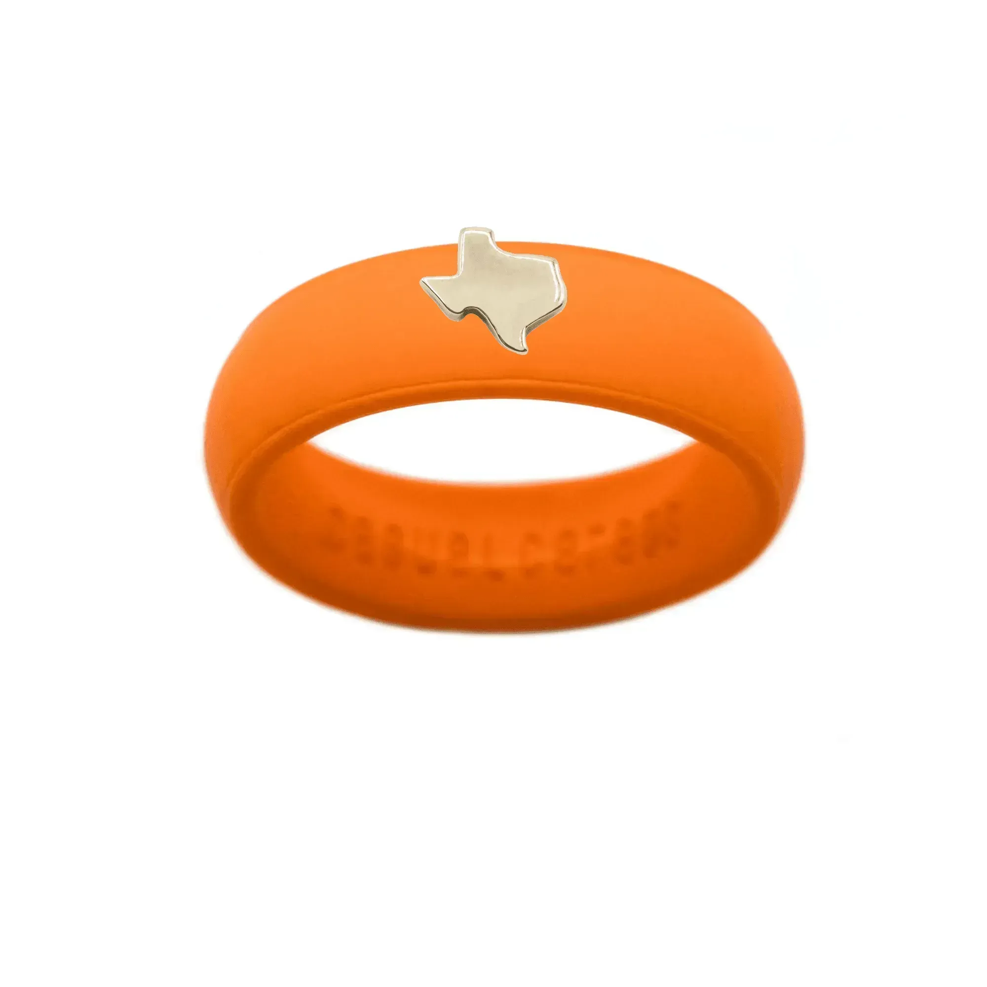 Gold Texas Silicone Ring - Size 7