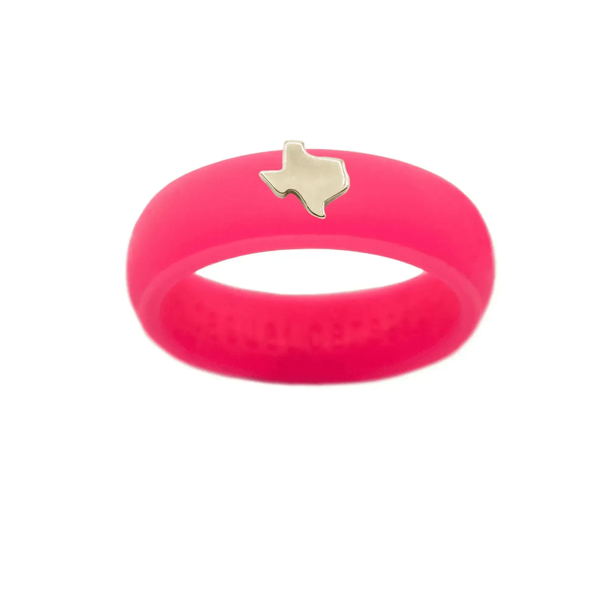 Gold Texas Silicone Ring - Size 6