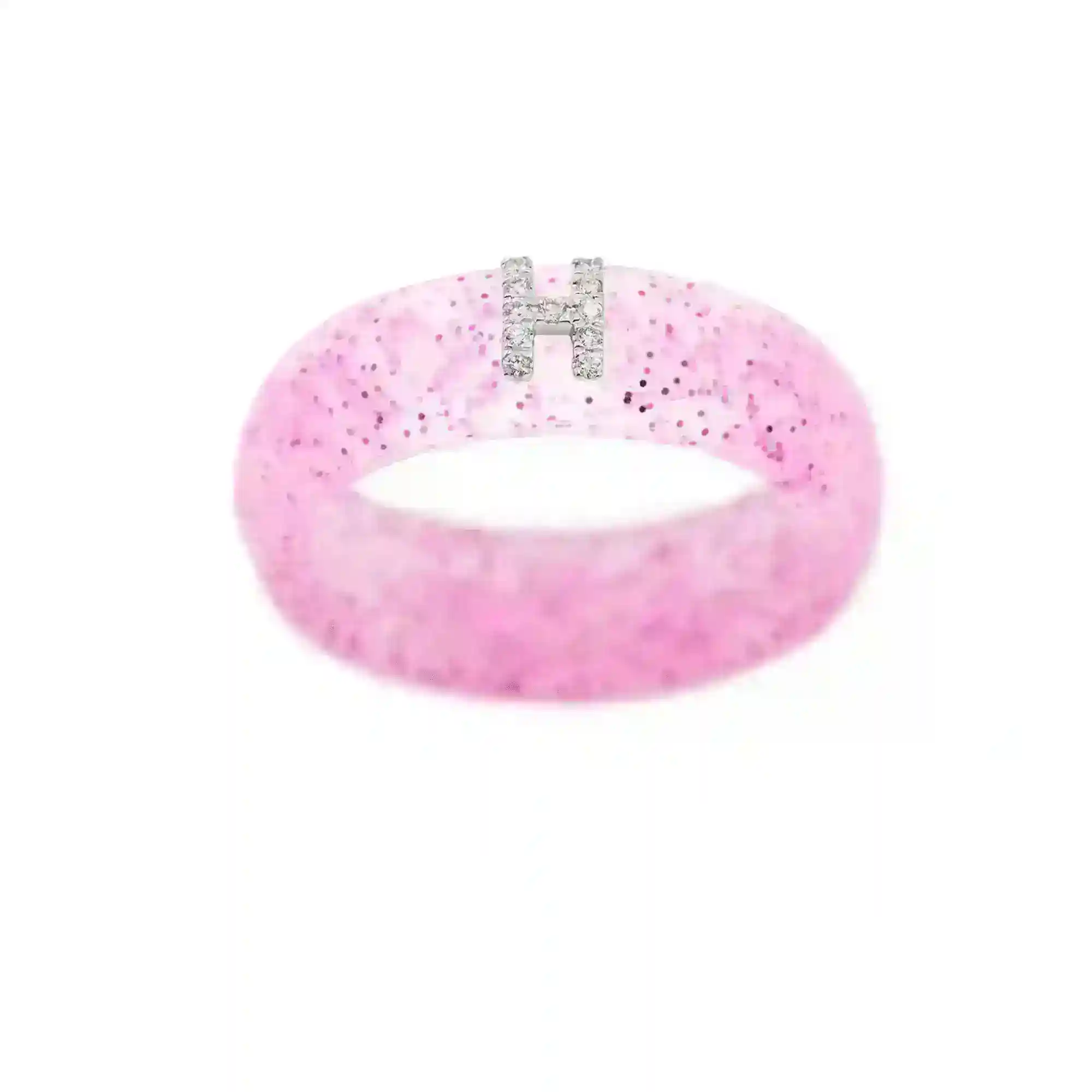 “H” Diamond Initial - Size 7