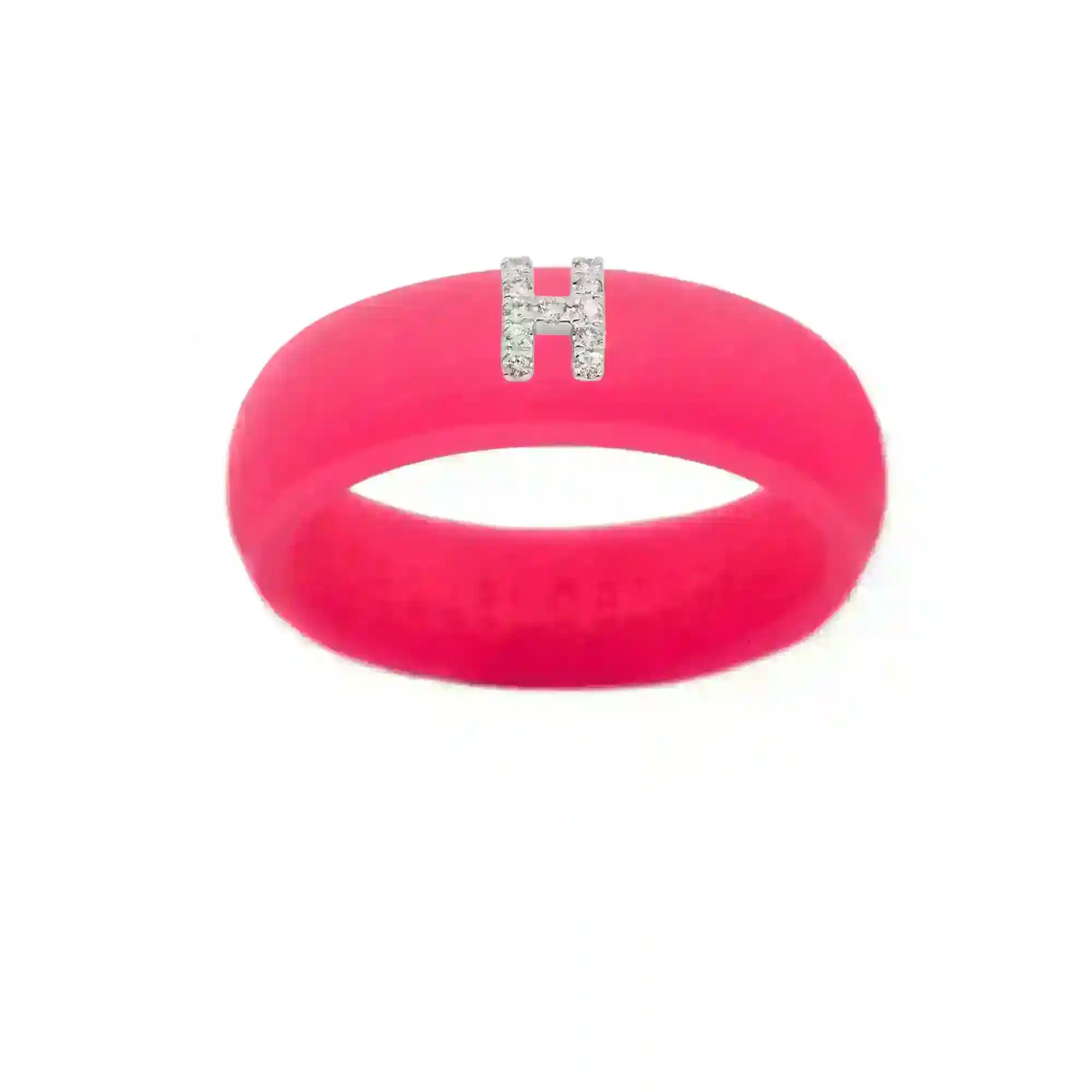 “H” Diamond Initial - Size 9