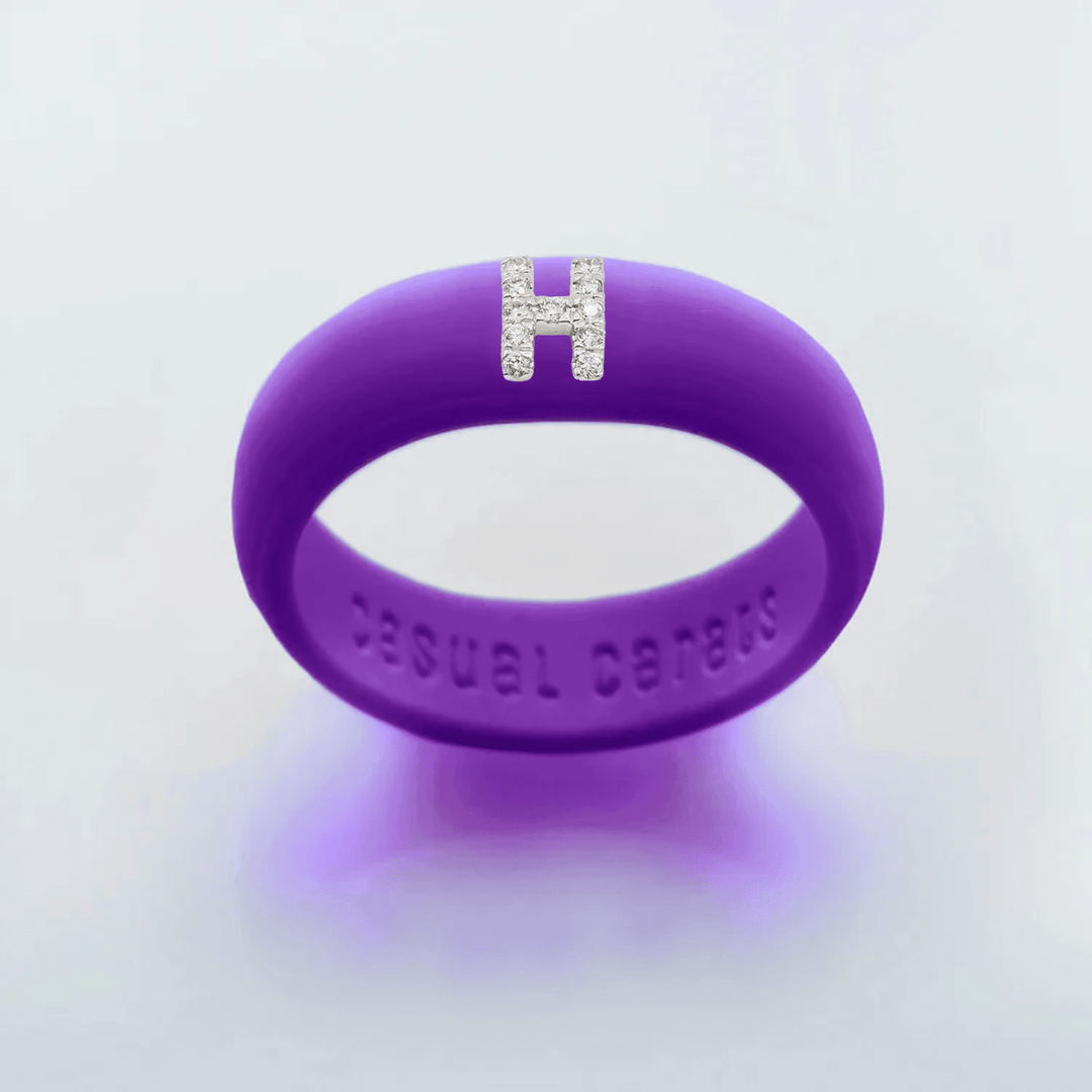 "H" Diamond Initial