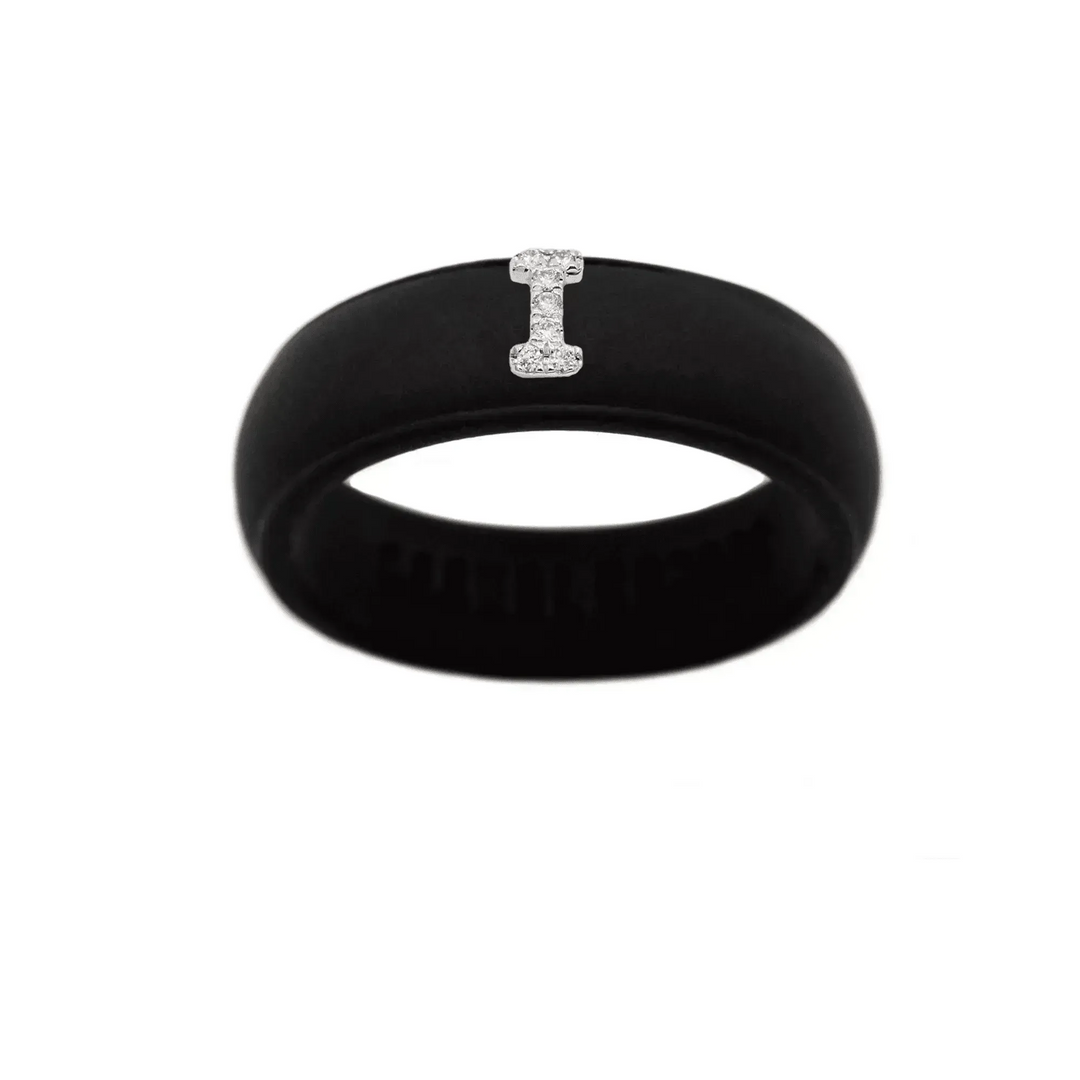 “I” Diamond Initial - Size 6