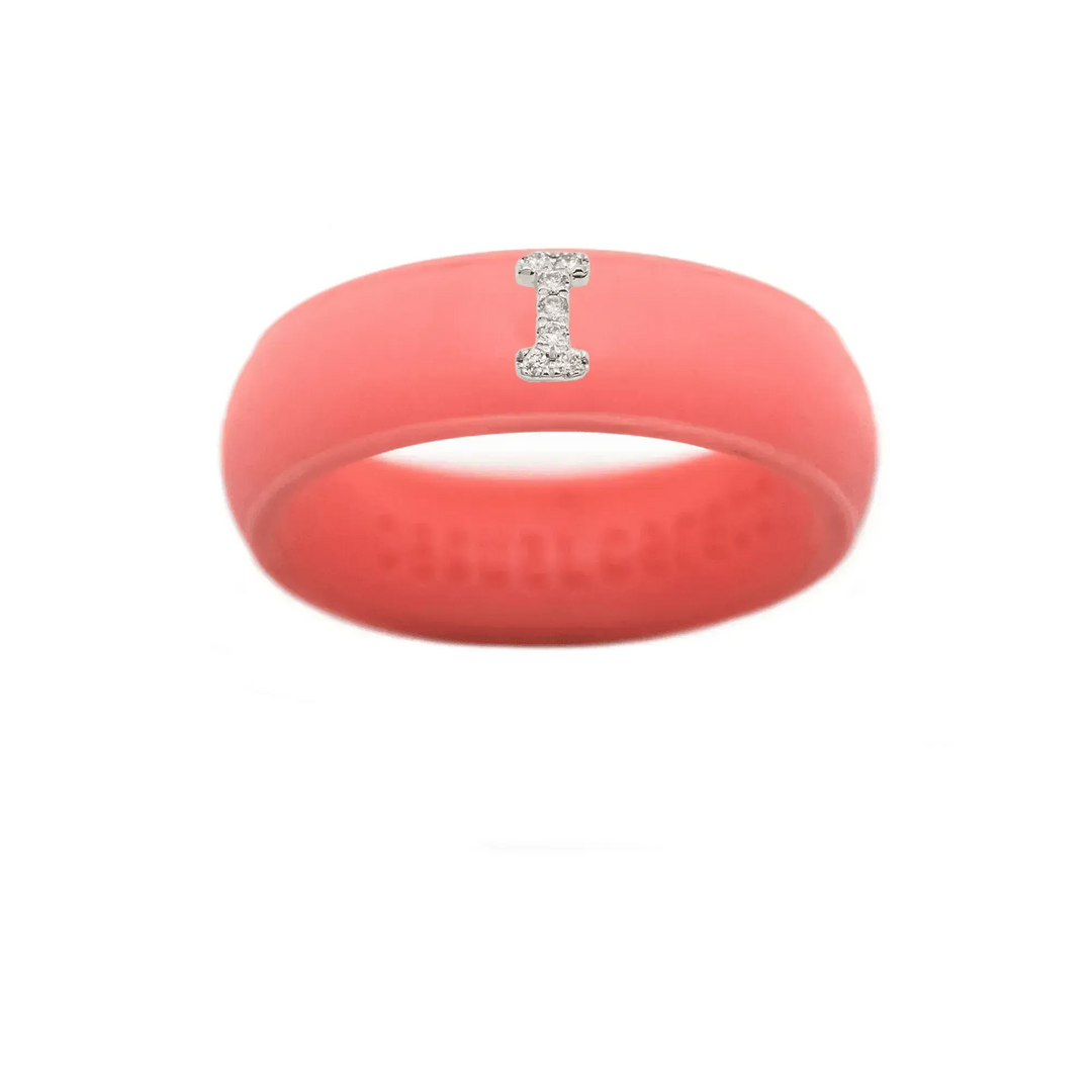 “I” Diamond Initial - Size 7