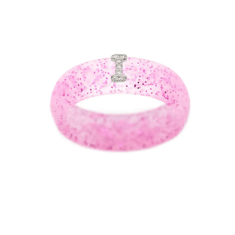 “I” Diamond Initial - Size 5