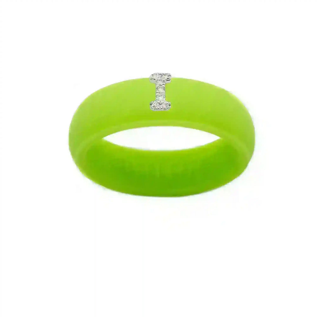 “I” Diamond Initial - Size 8