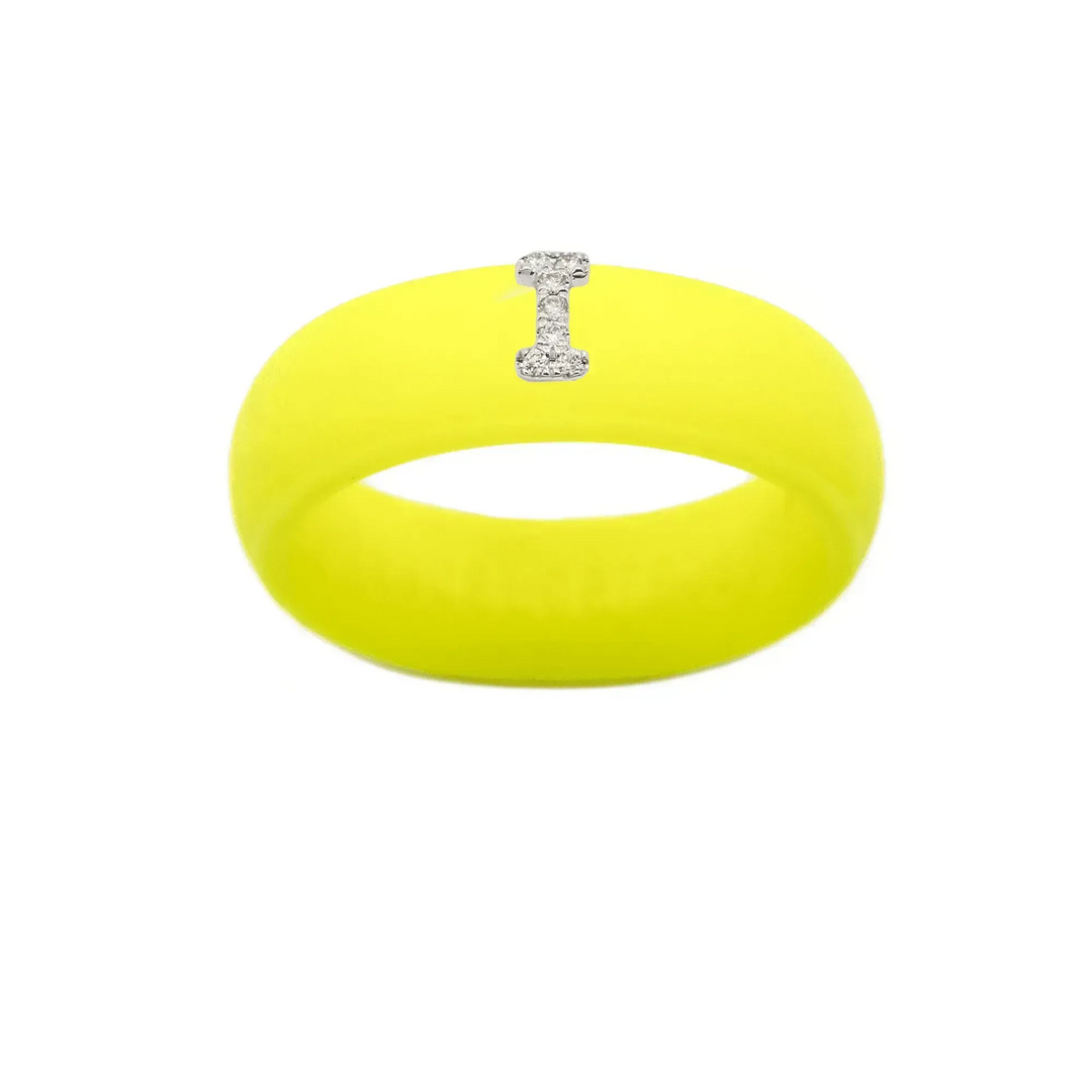 “I” Diamond Initial - Size 7
