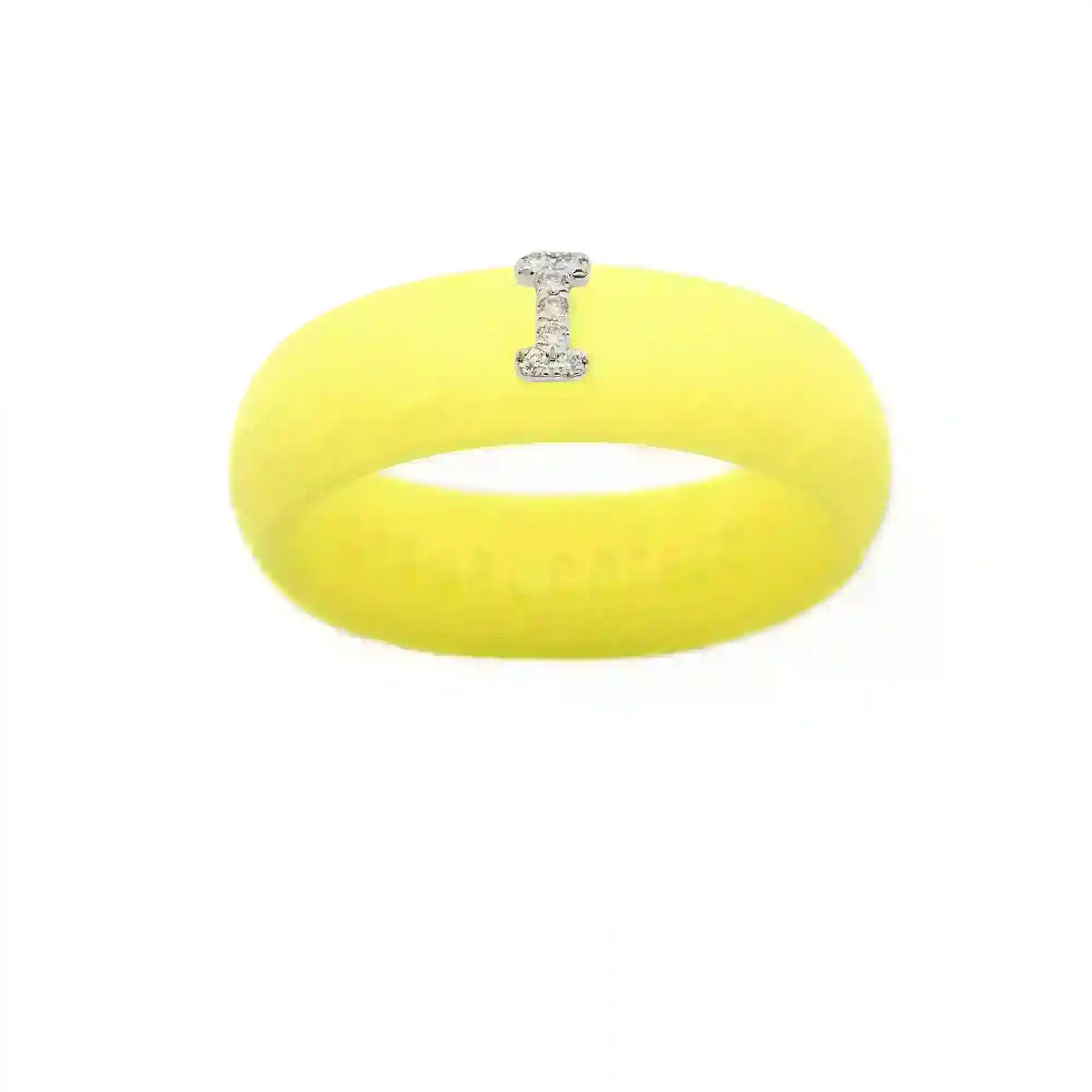“I” Diamond Initial - Size 9