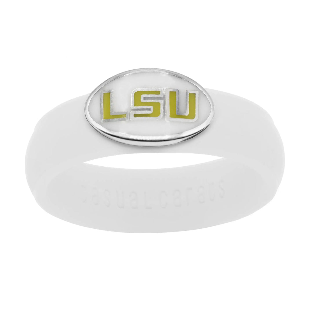 Official Licensed LSU Tigers Silicone Ring Casual Carats