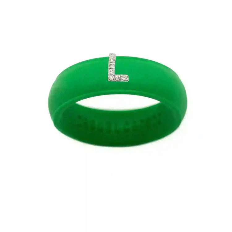“L” Diamond Initial - Size 5