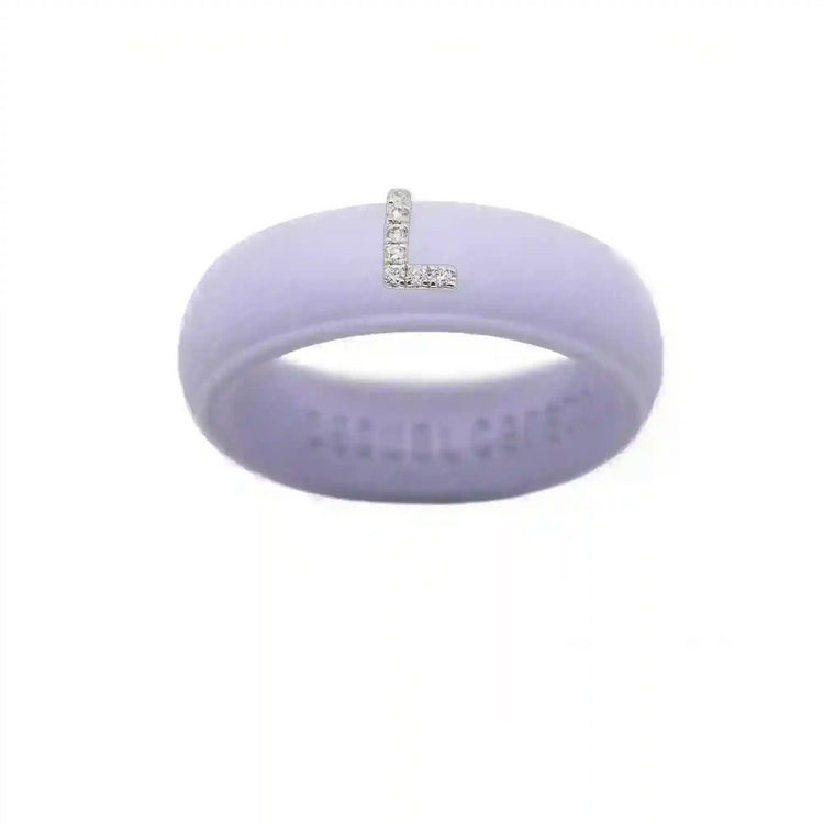“L” Diamond Initial - Size 5