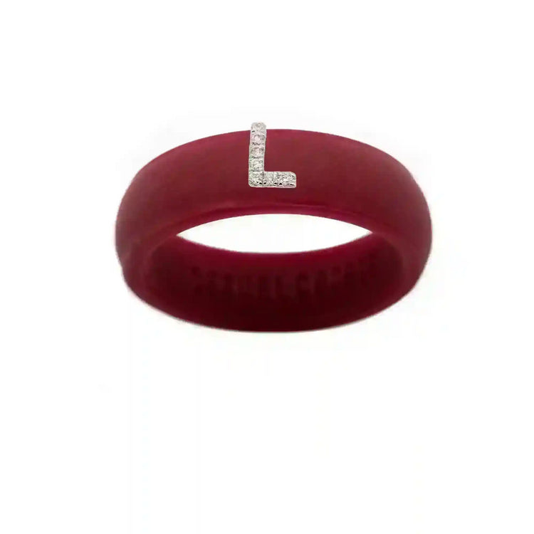 “L” Diamond Initial - Size 5