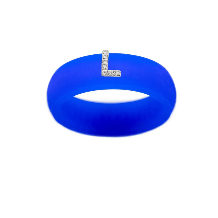 “L” Diamond Initial - Size 4