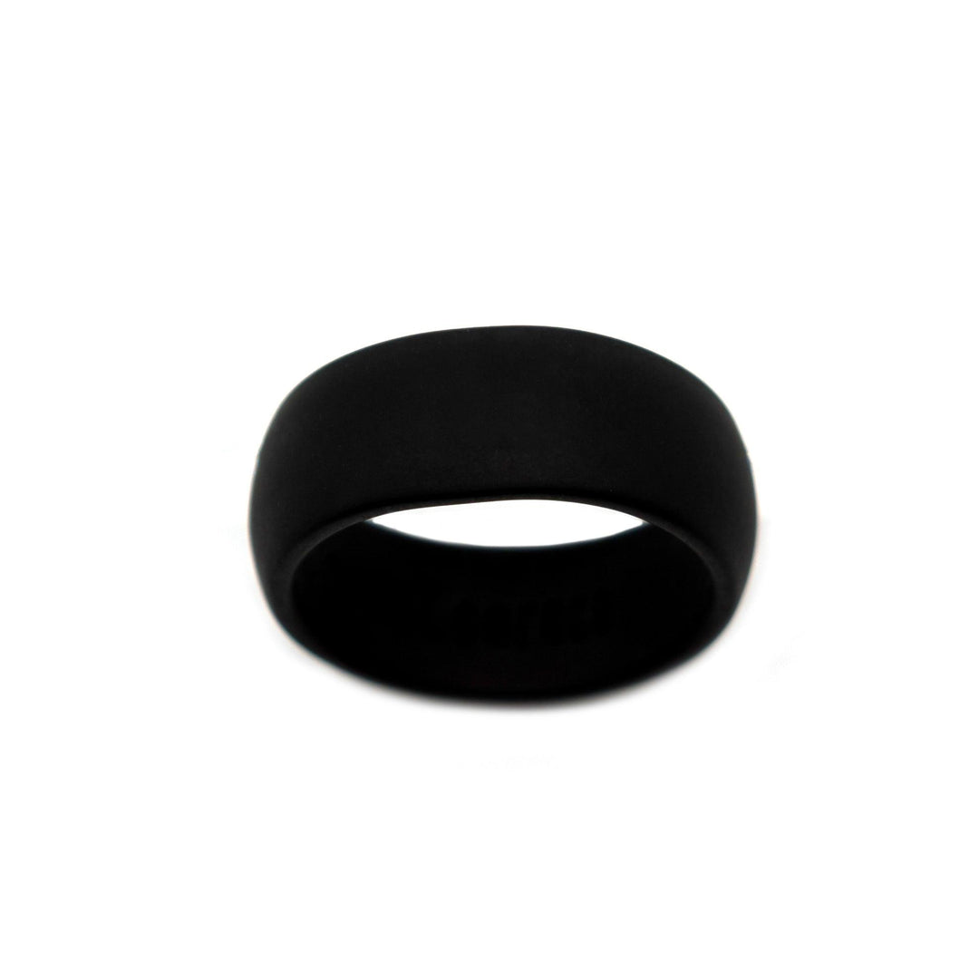 Black Men's Classic Silicone Ring