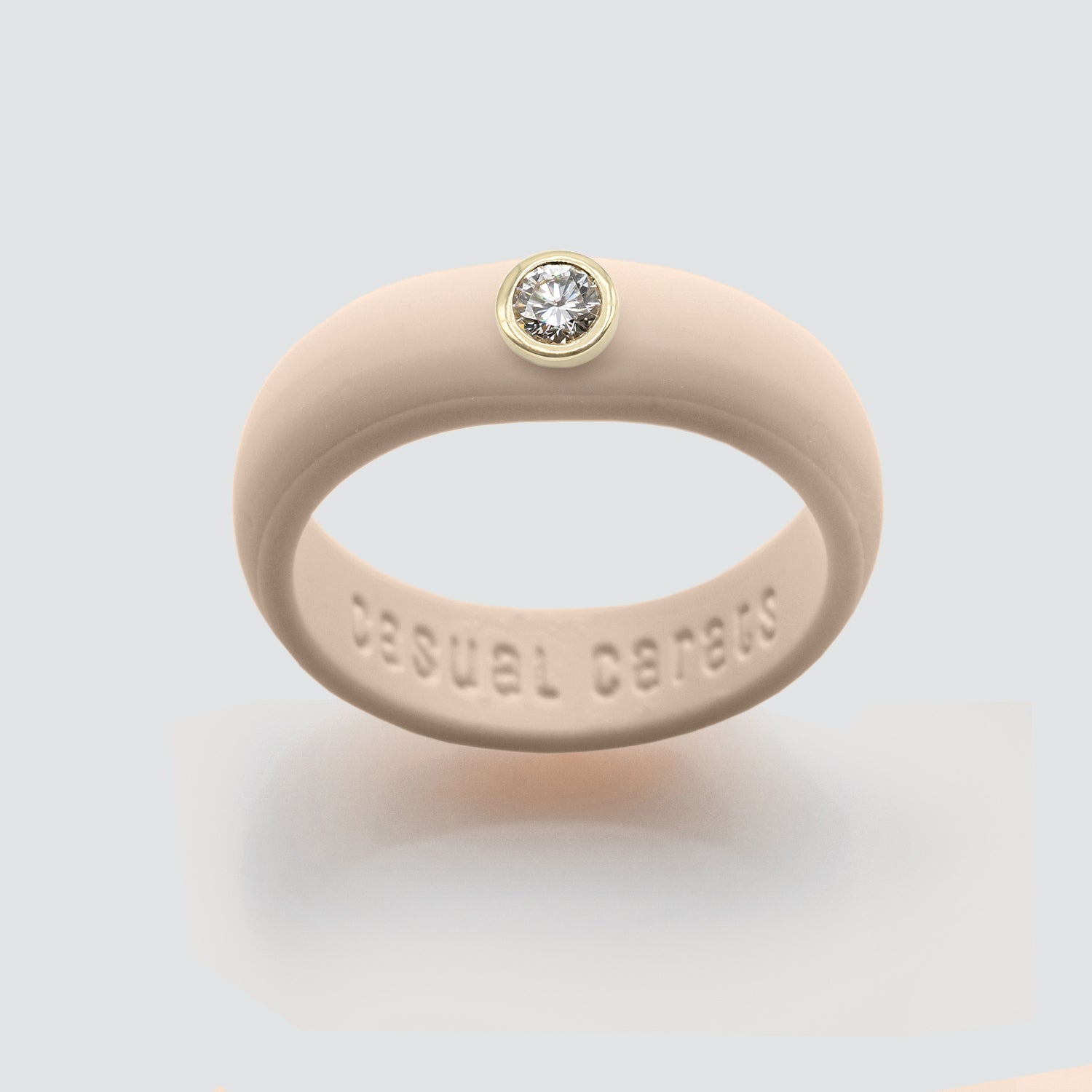 Nude Silicone Band for ring stacking