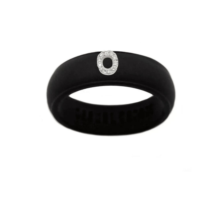 “O” Diamond Initial - Size 7