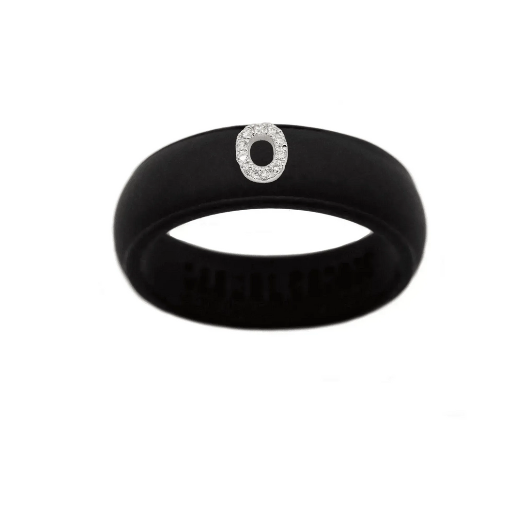“O” Diamond Initial - Size 7