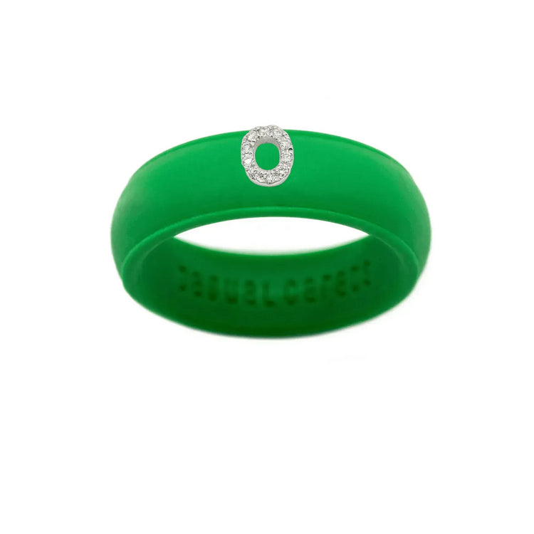 “O” Diamond Initial - Size 7
