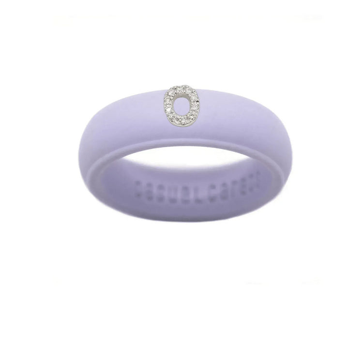“O” Diamond Initial - Size 7