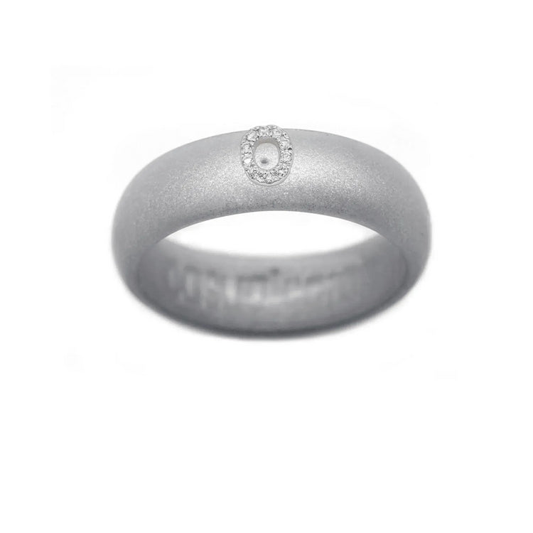“O” Diamond Initial - Size 4