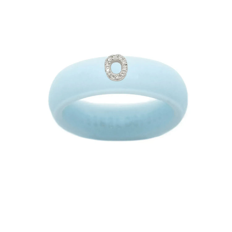 “O” Diamond Initial - Size 7