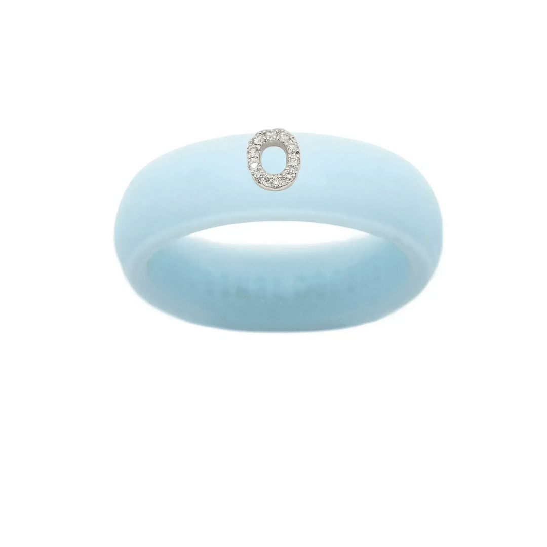 “O” Diamond Initial - Size 4