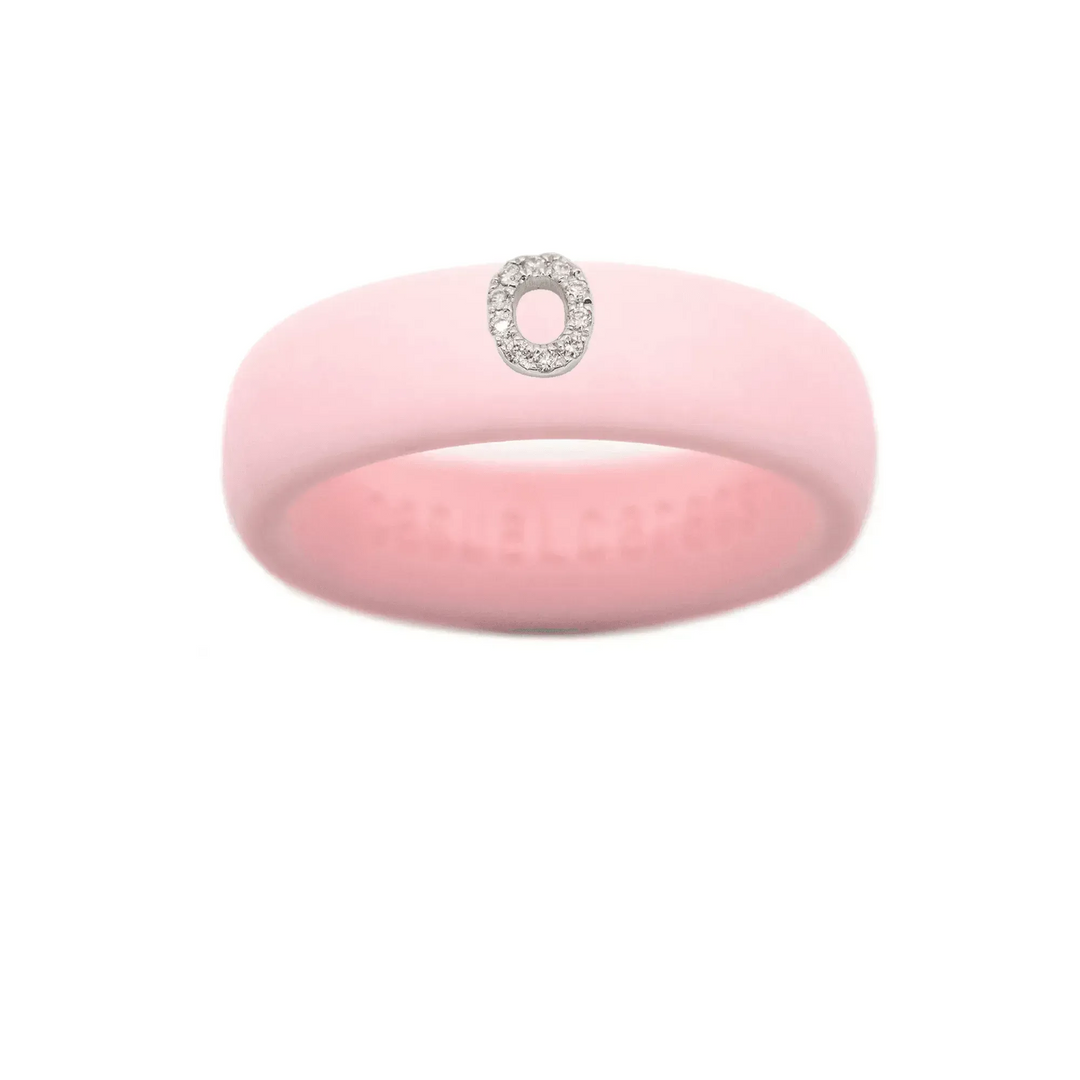 “O” Diamond Initial - Size 7