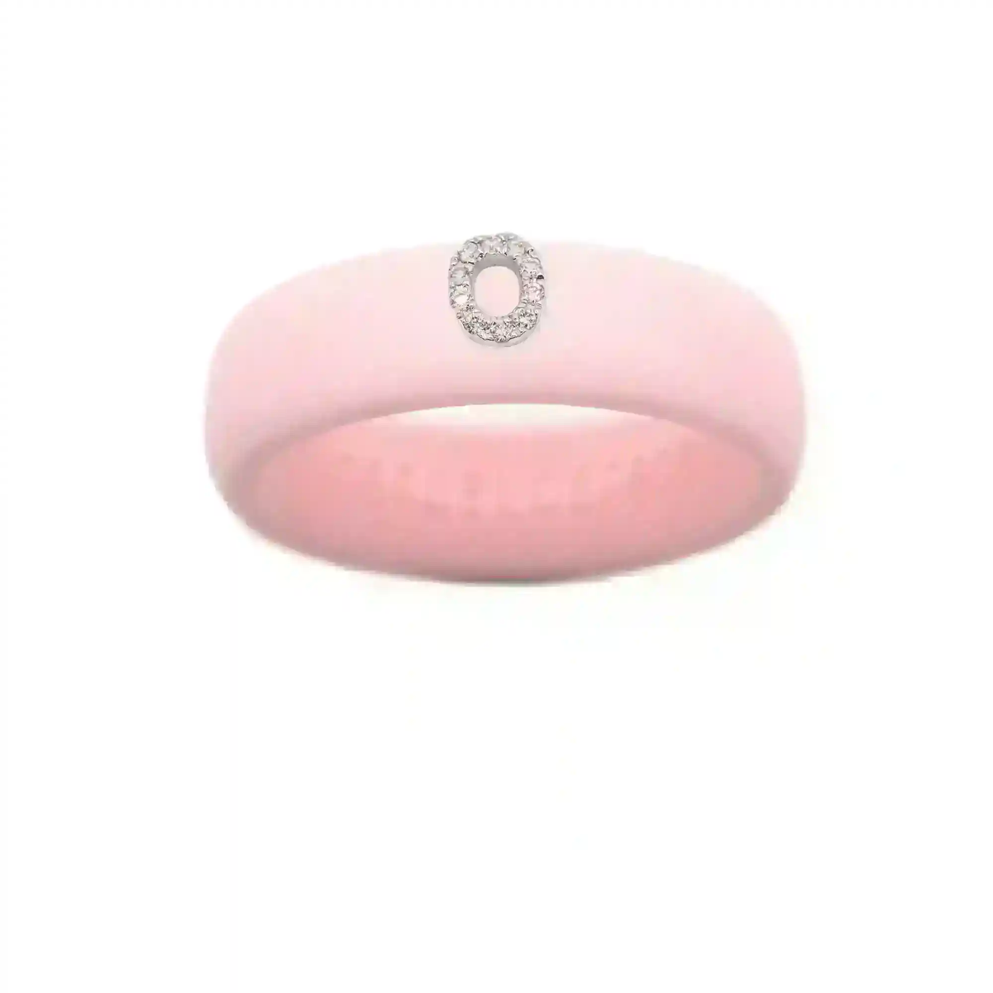 “O” Diamond Initial - Size 7