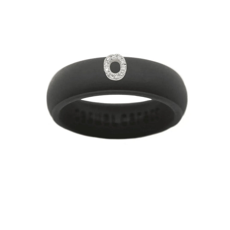 “O” Diamond Initial - Size 4