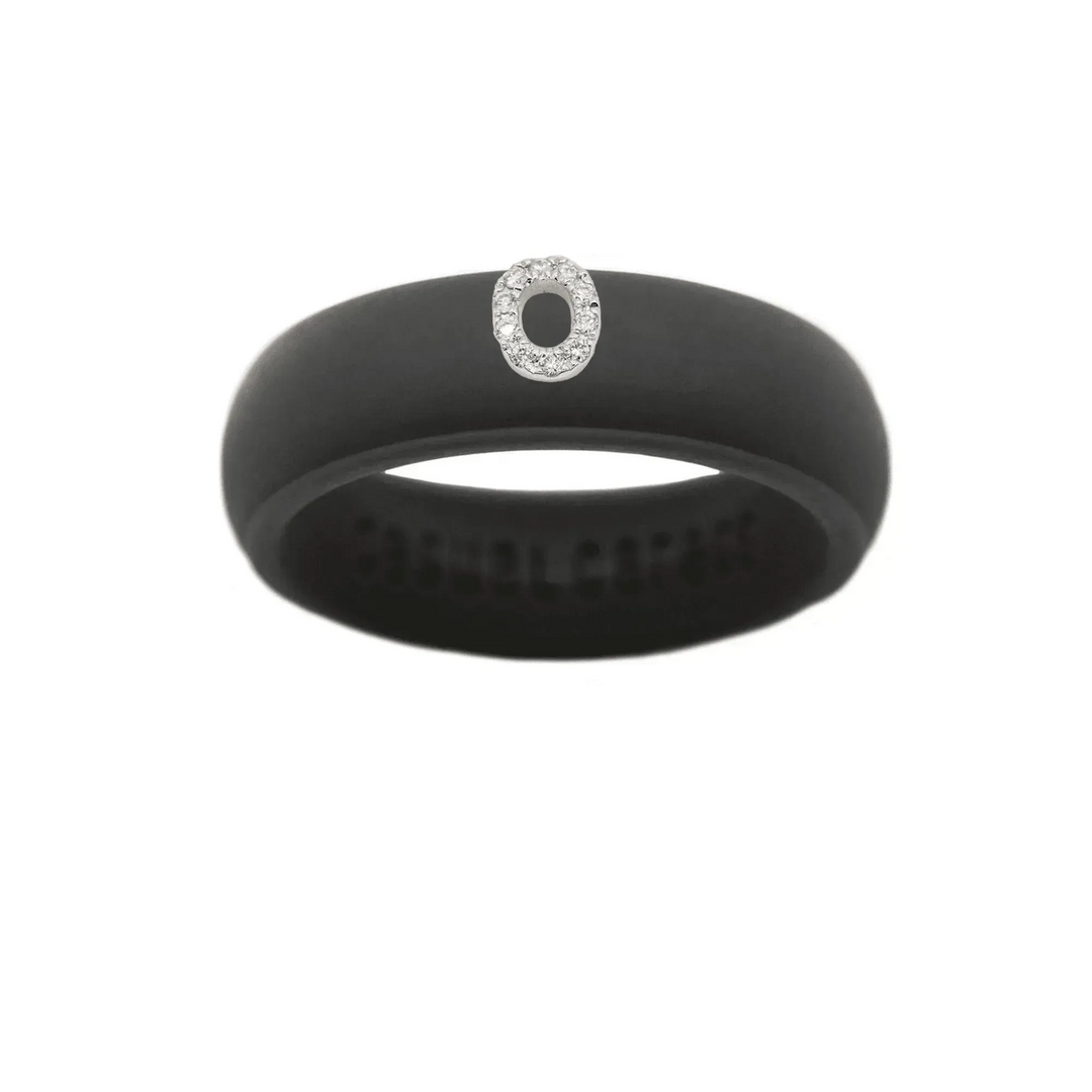 “O” Diamond Initial - Size 4