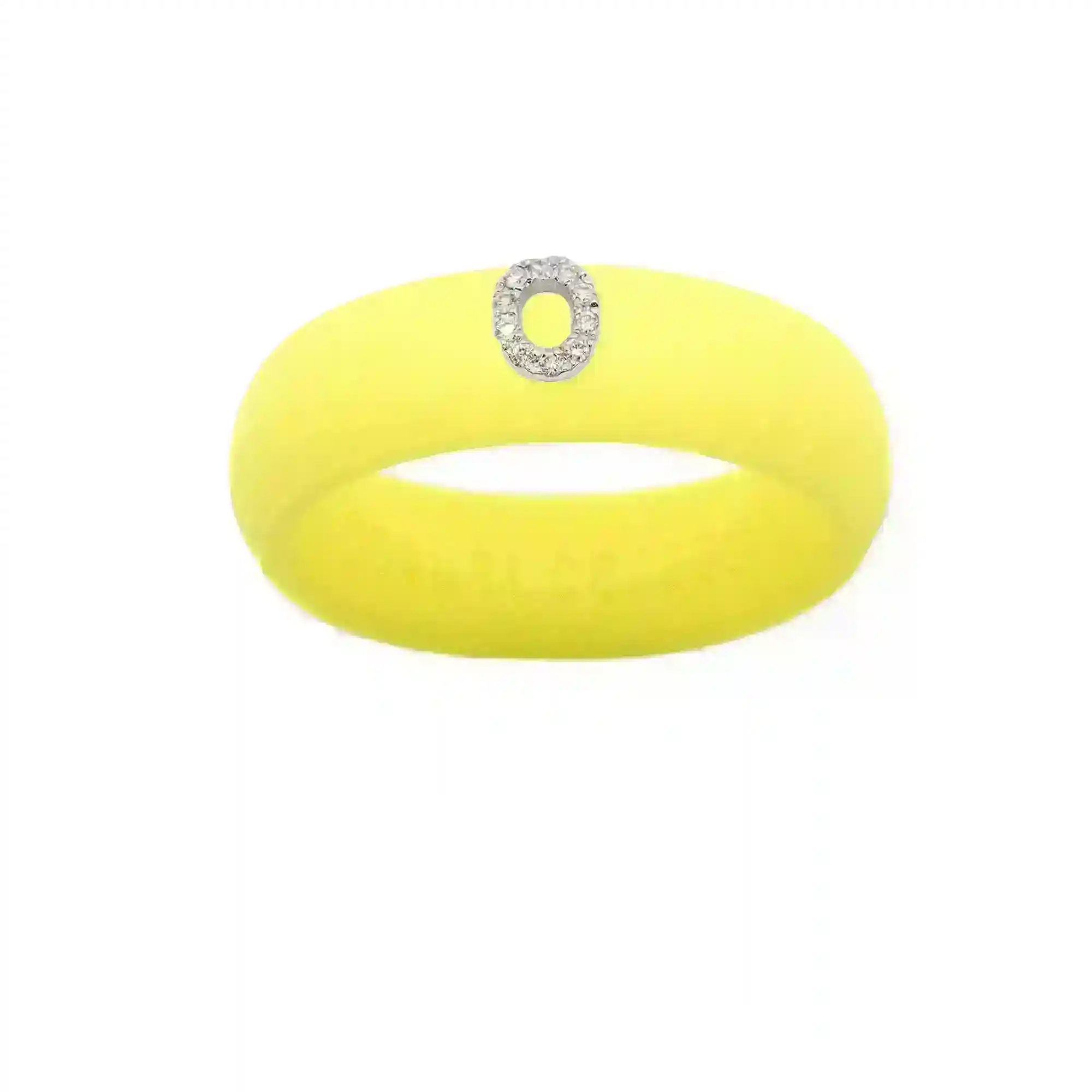 “O” Diamond Initial - Size 7