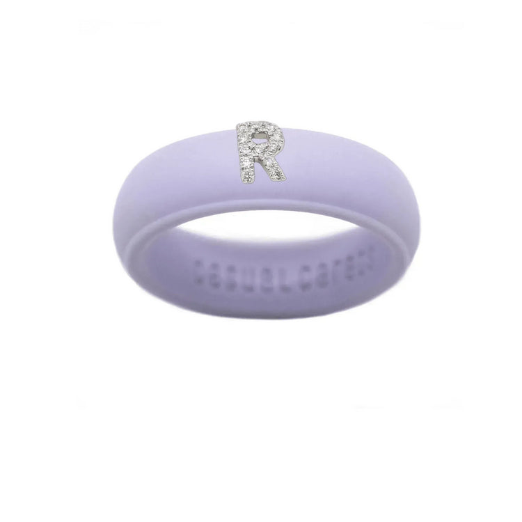 “R” Diamond Initial - Size 9