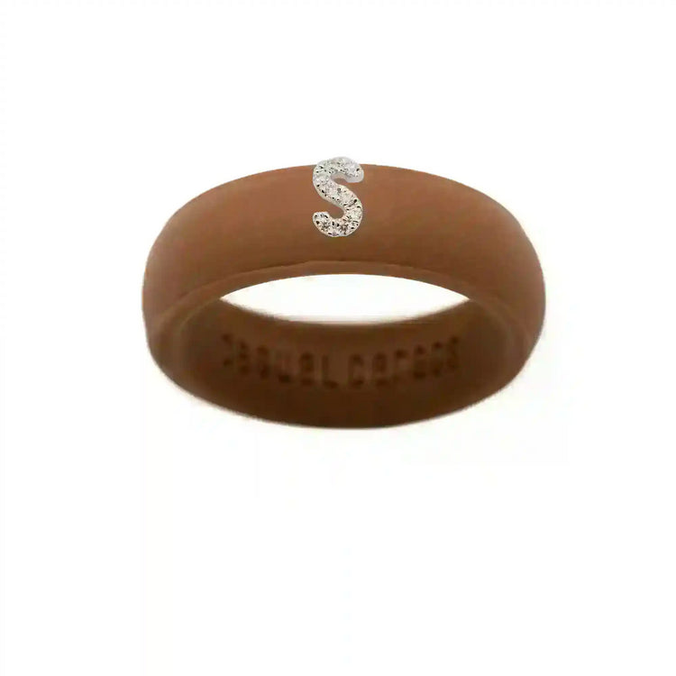 “S” Diamond Initial - Size 6