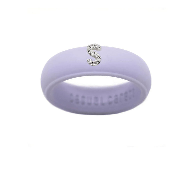 “S” Diamond Initial - Size 7