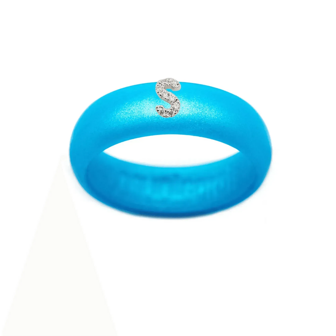 “S” Diamond Initial - Size 5