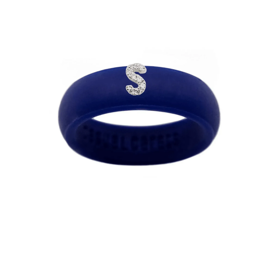 “S” Diamond Initial - Size 7