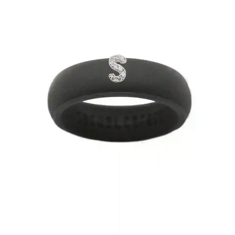 “S” Diamond Initial - Size 6