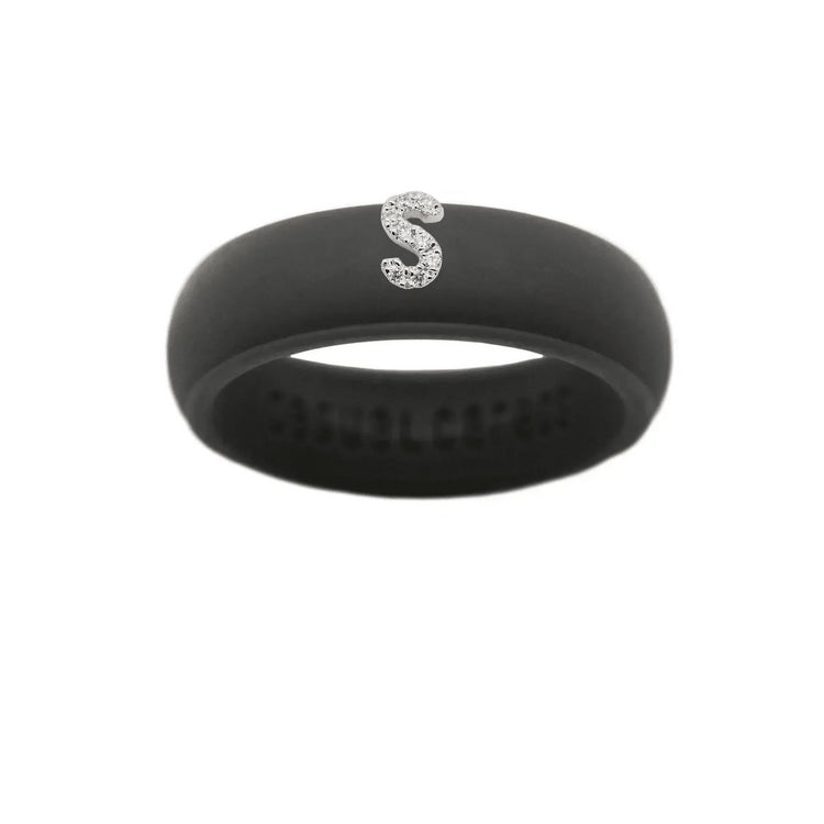 “S” Diamond Initial - Size 7